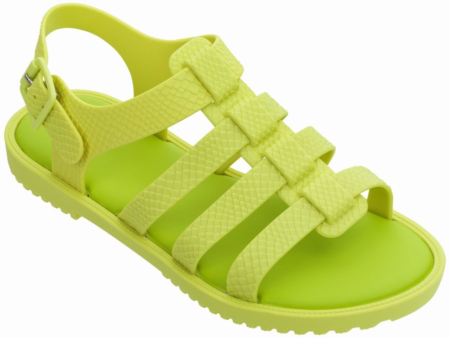 Sandalias Melissa Flox Snake Zest Mujer - Verde - Argentina THM-172965